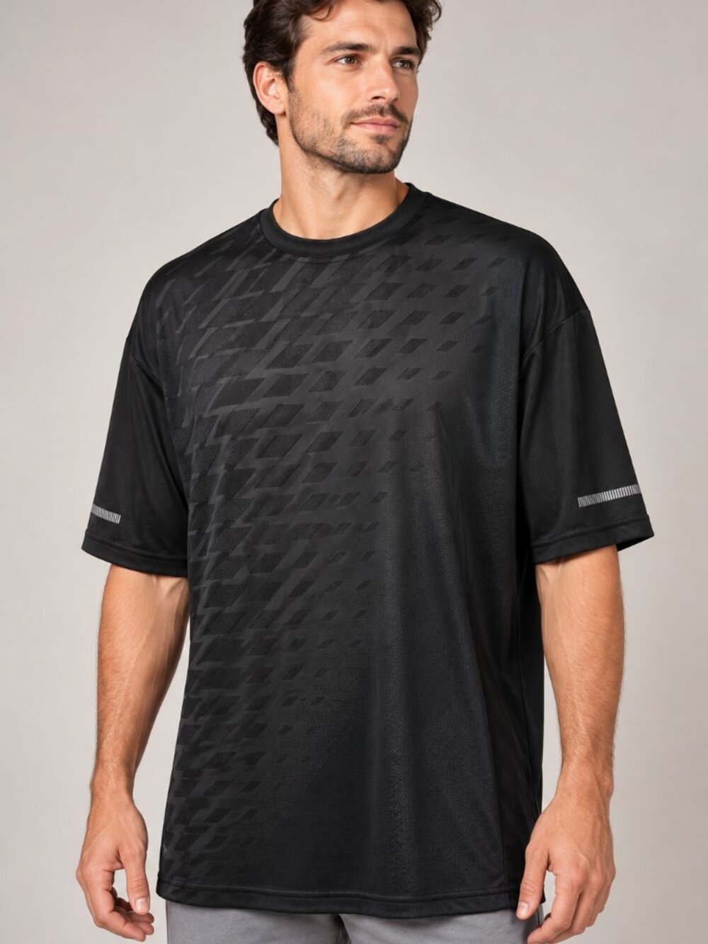 New Russell 360 Ventilation XL Black Jacquard Performance Athletic Tee NWT